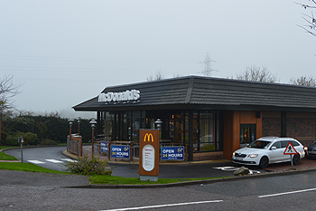 McDonald's on the site of The Bell November 2014